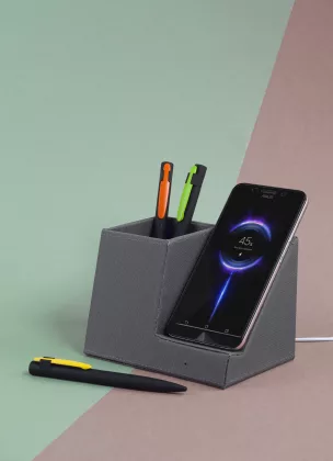 Ручка шариковая "Lip", покрытие soft touch, черный с оранжевым, фото 6