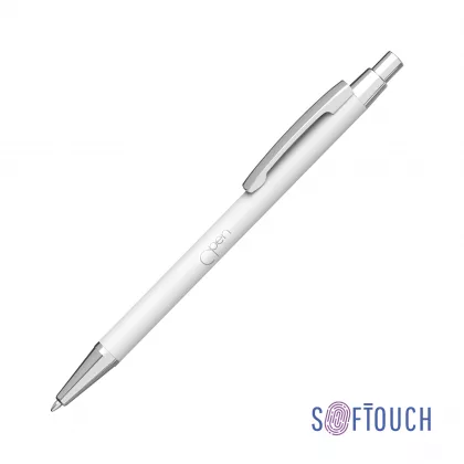 Ручка шариковая "Ray", покрытие soft touch, белый