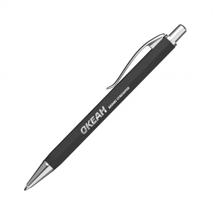 Ручка шариковая "Stanley", покрытие soft touch, темно-синий, фото 4