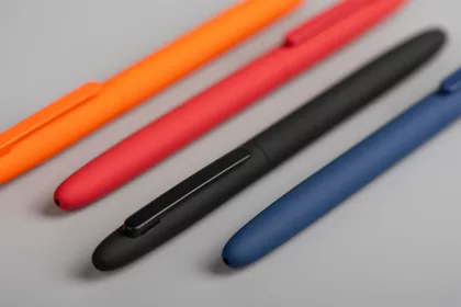 Ручка шариковая "Vega", покрытие soft touch, красный, фото 8