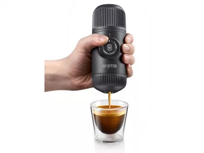 Ручная мини-кофемашина (WACACO Nanopresso) WCCN80 (Ручная мини-кофемашина цвет черный), фото 1