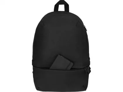 Рюкзак Glam для ноутбука 15'' из мягкой экокожи, черный, фото 4