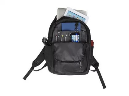 Рюкзак Ravy для ноутбука 15.6" с защитой RFID, черный, фото 7