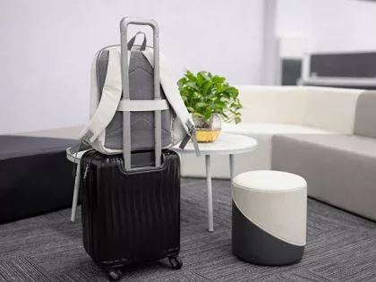 Рюкзак с защитой от краж "Phantom Mini", белый, фото 8