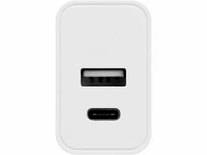 Сетевое зарядное устройство c выходами USB-A и USB-C «Recharger», 10 Вт, белый, фото 3