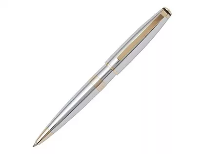 Шариковая авторучка Bicolore Chrome, серебристый/золотистый (Р), фото 1