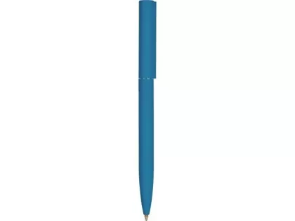 Шариковая металлическая ручка "Minimalist" софт-тач, морская волна, фото 4