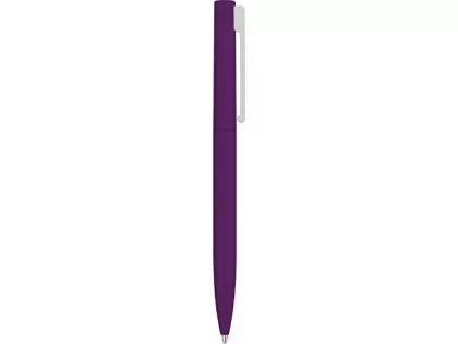 Шариковая ручка  "Bright F Gum" soft-touch, фиолетовый, фото 3