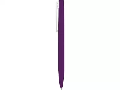 Шариковая ручка  "Bright F Gum" soft-touch, фиолетовый, фото 4