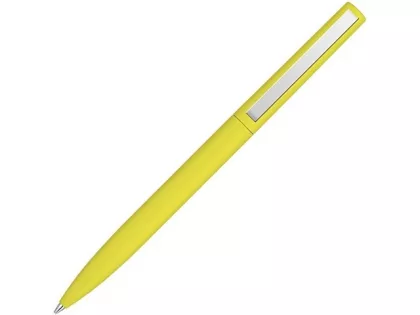 Шариковая ручка  "Bright F Gum" soft-touch, желтый
