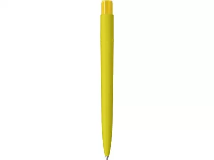 Шариковая ручка "RECYCLED PET PEN PRO K transparent GUM" soft-touch, желтый, фото 4