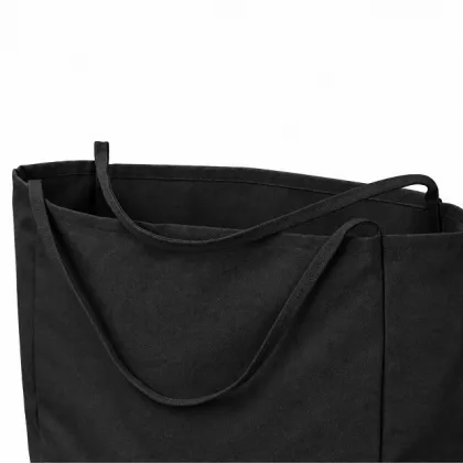 Шоппер-оверсайз Grossbag из переработанного хлопка 340 г, черный, фото 5