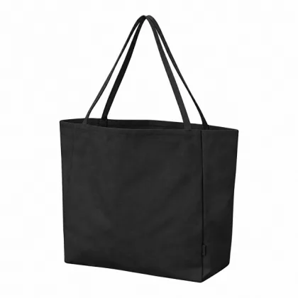 Шоппер-оверсайз Grossbag из переработанного хлопка 340 г, черный, фото 2