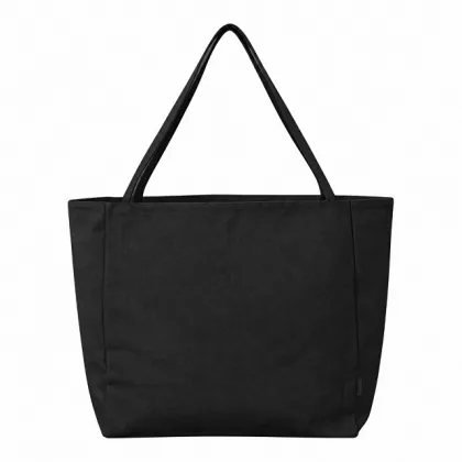 Шоппер-оверсайз Grossbag из переработанного хлопка 340 г, черный, фото 4
