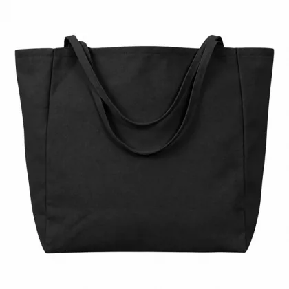 Шоппер-оверсайз Grossbag из переработанного хлопка 340 г, черный, фото 3