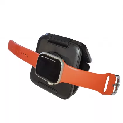 Складная беспроводная (15W) зарядная станция "Flip" с MagSafe, черный, фото 7