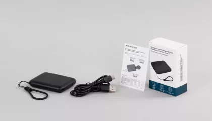 Складная беспроводная (15W) зарядная станция "I-Fold" для смартфона, часов/наушников, черный, фото 6