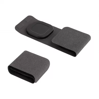 Складная беспроводная (15W) зарядная станция "Magic Case" с MagSafe для смартфона, часов и наушников, черный, фото 3