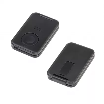 Складная беспроводная (15W) зарядная станция "Slap" с MagSafe, черный, фото 6