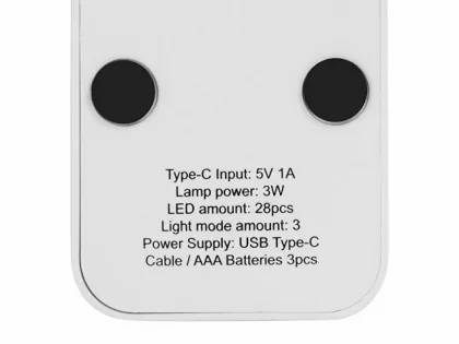 Складная настольная LED лампа "Stack N", 3 Вт, белый, фото 15