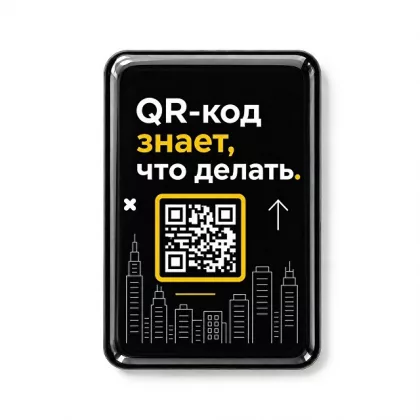 Объемный стикер из смолы вертикальный для прикассовой зоны вертикальный L, 9,3х13,7 см, фото 2