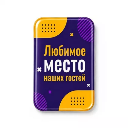 Объемный стикер из смолы на дверь вертикальный M, 9,3х13,7 см, фото 2