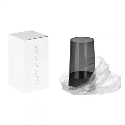 Стакан для воды высокий Блэк Эдишн (Black Edition), черный, фото 5