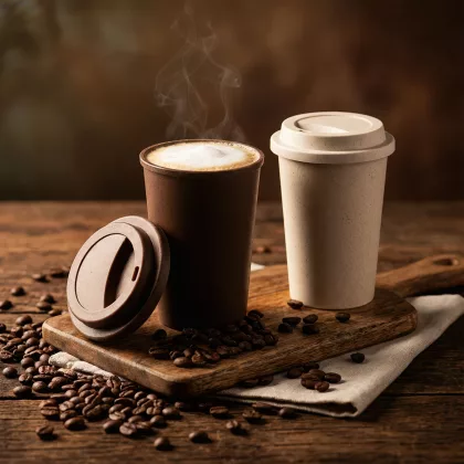 Стакан "Natural coffee" 450 мл, коричневый, фото 7