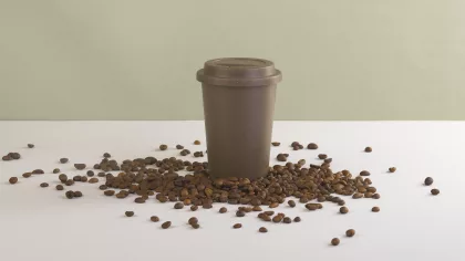 Стакан "Natural coffee" 450 мл, коричневый, фото 3
