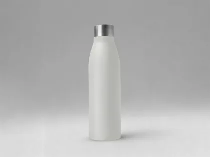 Стальная бутылка "Rely", 650 мл, дымчато-белый  (off white)