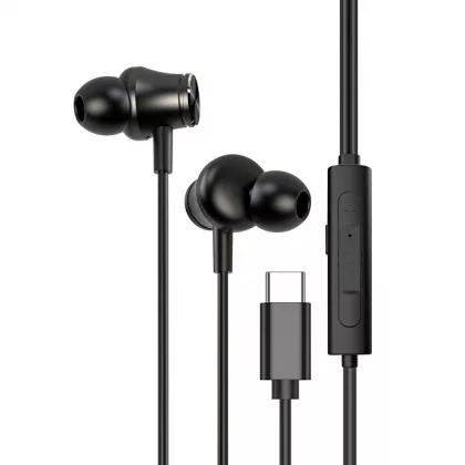 Стереогарнитура Stereo Aura ANC, USB-C, черный, Deppa, фото 2