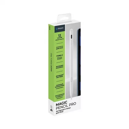 Стилус активный Magic Pencil Pro для iPad, белый, Deppa, фото 7