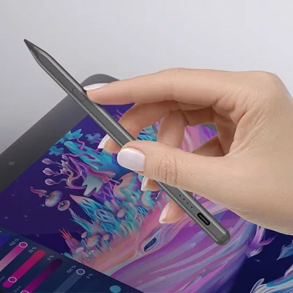 Стилус активный Magic Pencil Pro для iPad, графит, Deppa, фото 3