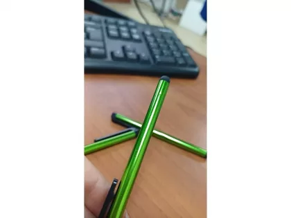 Стилус металлический Touch Smart Phone Tablet PC Universal, зеленое яблоко (Р), фото 4