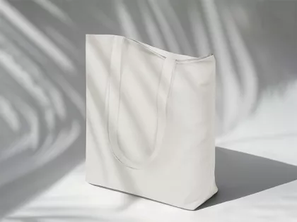 Сумка для шопинга Carryme 140 хлопковая, 140 г/м2, белый