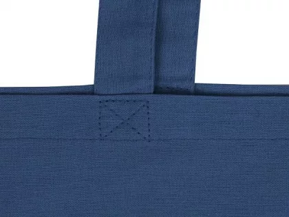 Сумка для шопинга Carryme 140 хлопковая, 140 г/м2, нейви, фото 6