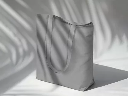 Сумка для шопинга Carryme 140 хлопковая, 140 г/м2, серый