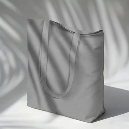 Сумка для шопинга Carryme 140 хлопковая, 140 г/м2, серый (P)