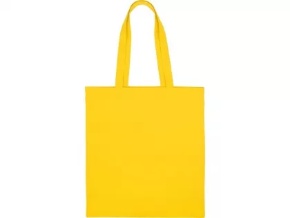 Сумка для шопинга Carryme 140 хлопковая, 140 г/м2, желтый, фото 5