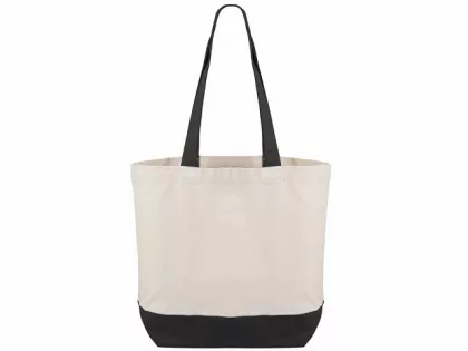 Сумка для шоппинга Cotton из переработанного хлопка 280 г, черный, фото 3