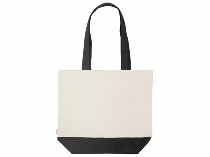 Сумка для шоппинга Cotton из переработанного хлопка 280 г, черный, фото 5