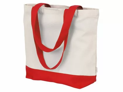 Сумка для шоппинга Cotton из переработанного хлопка 280 г, красный, фото 2