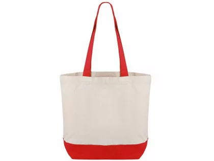 Сумка для шоппинга Cotton из переработанного хлопка 280 г, красный, фото 3