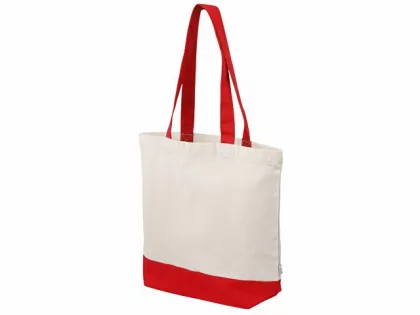 Сумка для шоппинга Cotton из переработанного хлопка 280 г, красный, фото 4