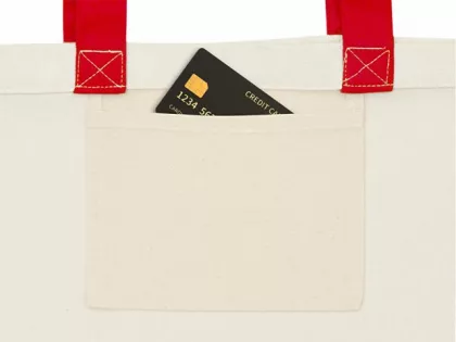 Сумка для шоппинга Cotton из переработанного хлопка 280 г, красный, фото 6