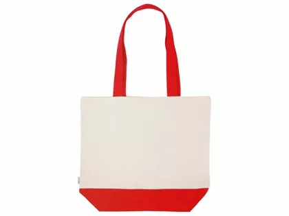 Сумка для шоппинга Cotton из переработанного хлопка 280 г, красный, фото 5