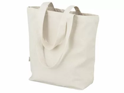 Сумка для шоппинга Cotton из переработанного хлопка 280 г, натуральный, фото 2