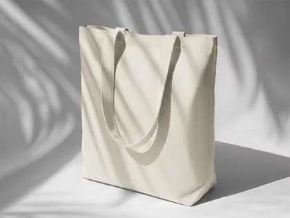Сумка из плотного хлопка «Carryme 220», белый молочный