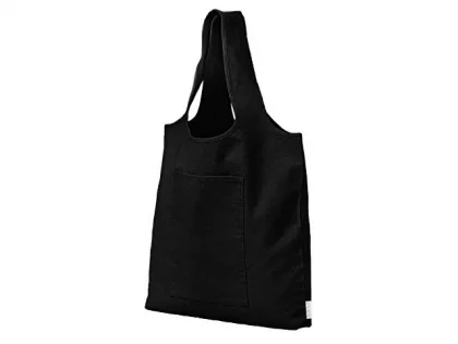 Сумка-шоппер Vest из хлопка 340 г/м2, черный, фото 3