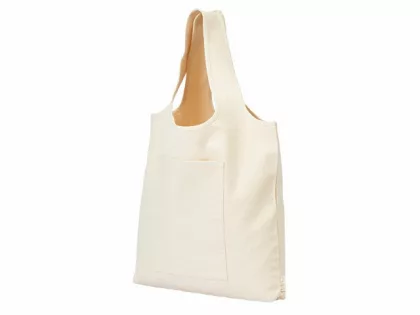 Сумка-шоппер Vest из хлопка 340 г/м2, натуральный, фото 3